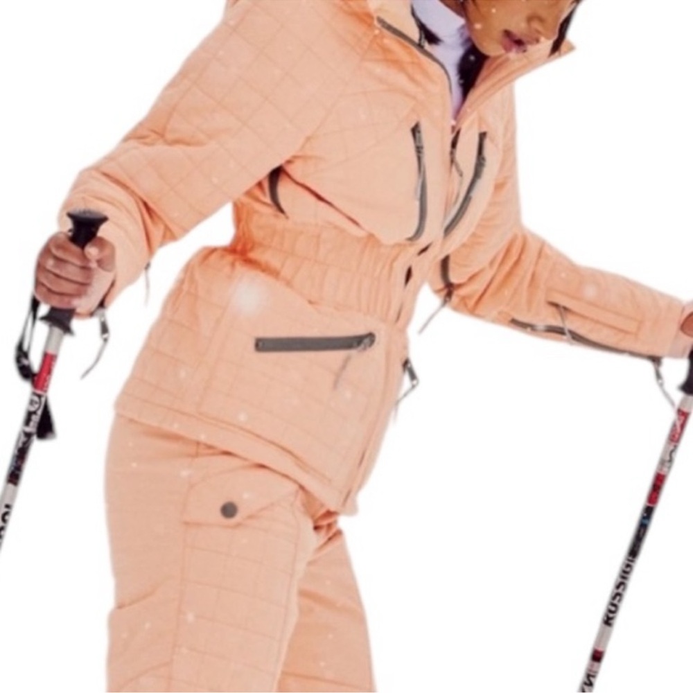 Free People Movement All Prepped Ski Hooded Jacket Size Medium Waterproof New